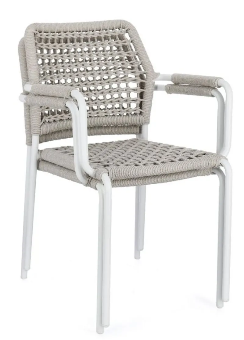 Bizzotto SEDIA C-BR RAJADA BIANCO