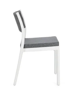 Discount Bizzotto SEDIA C-C ALVIN BIANCO/GRIGIO SCURO