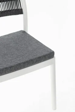 Discount Bizzotto SEDIA C-C ALVIN BIANCO/GRIGIO SCURO