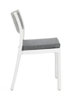 New Bizzotto SEDIA C-C ALVIN BIANCO/GRIGIO CHIARO