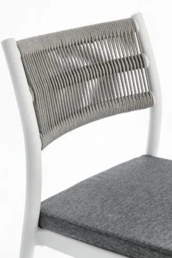 New Bizzotto SEDIA C-C ALVIN BIANCO/GRIGIO CHIARO