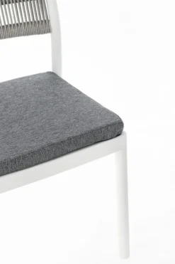 New Bizzotto SEDIA C-C ALVIN BIANCO/GRIGIO CHIARO