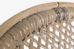 Clearance Bizzotto SEDIA CON BRACCIOLI IN FIBRE NATURALI - EDELINA