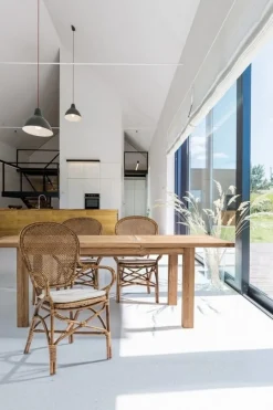 Sale Bizzotto SEDIA CON BRACCIOLI IN FIBRE NATURALI MIELE - EDELINA