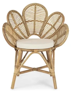 Discount Bizzotto SEDIA CON BRACCIOLI IN FIBRE NATURALI - FLORES