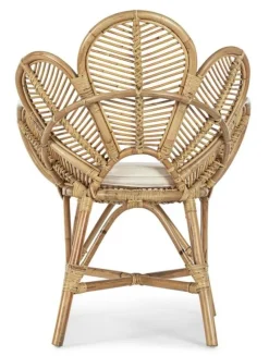 Discount Bizzotto SEDIA CON BRACCIOLI IN FIBRE NATURALI - FLORES