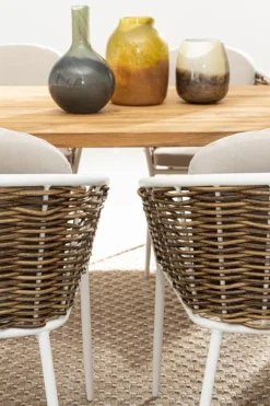 Sale Bizzotto SEDIA CON CUSCINO BIANCO YK11 - MARIBELA