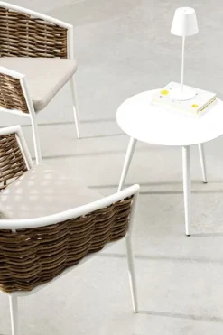 Sale Bizzotto SEDIA CON CUSCINO BIANCO YK11 - MARIBELA