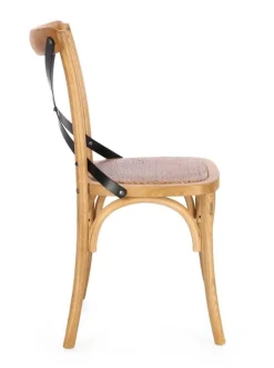 Discount Bizzotto SEDIA CROSS METAL NATURALE