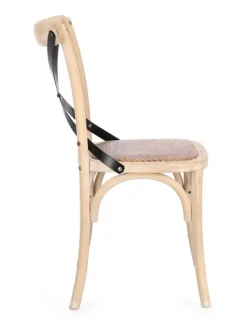 Clearance Bizzotto SEDIA CROSS METAL W.WASH