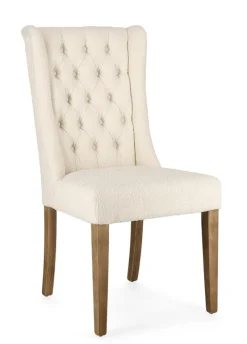 Hot Bizzotto SEDIA EFFETTO BOUCLE' NATURALE - COLUMBIA