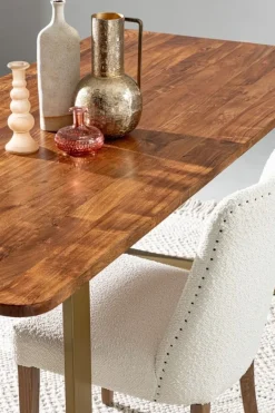 Sale Bizzotto SEDIA EFFETTO BOUCLE' NATURALE - BEATRIZ