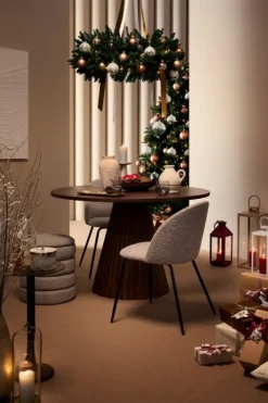 Best Bizzotto SEDIA EFFETTO BOUCLE' NERO/VISONE - TANYA