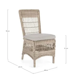 Online Bizzotto SEDIA IN ALLUMINIO - JUPITER