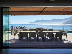 Outlet Bizzotto SEDIA IN ALLUMINIO ANTRACITE GK52 - CAMERON