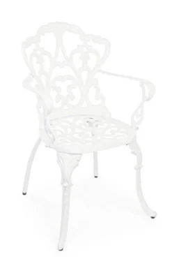 New Bizzotto SEDIA IN ALLUMINIO BIANCA - VICTORIA