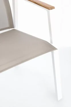 New Bizzotto SEDIA IN ALLUMINIO BIANCO GK50 - CAMERON