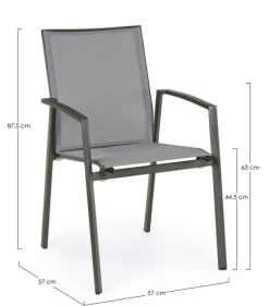 Bizzotto SEDIA IN ALLUMINIO IMPILABILE - CRUISE