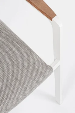 Hot Bizzotto SEDIA IN ALLUMINIO IMPILABILE BIANCO WG20 - JALISCO