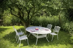 Clearance Bizzotto SEDIA IN ALLUMINIO IMPILABILE BIANCA- IVREA