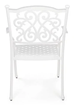 Clearance Bizzotto SEDIA IN ALLUMINIO IMPILABILE BIANCA- IVREA