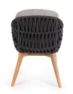 Best Bizzotto SEDIA IN CORDA ANTRACITE - TAMIRES