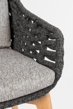 Best Bizzotto SEDIA IN CORDA ANTRACITE - TAMIRES