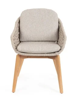 Bizzotto SEDIA IN CORDA BEIGE - TAMIRES