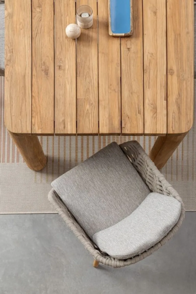 Bizzotto SEDIA IN CORDA BEIGE - TAMIRES