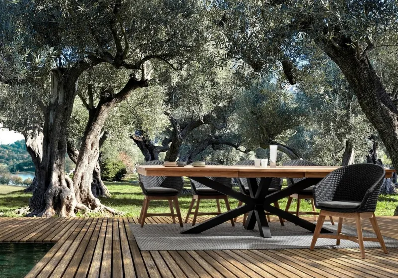 Bizzotto SEDIA IN CORDA PER ESTERNO ANTRACITE - COACHELLA