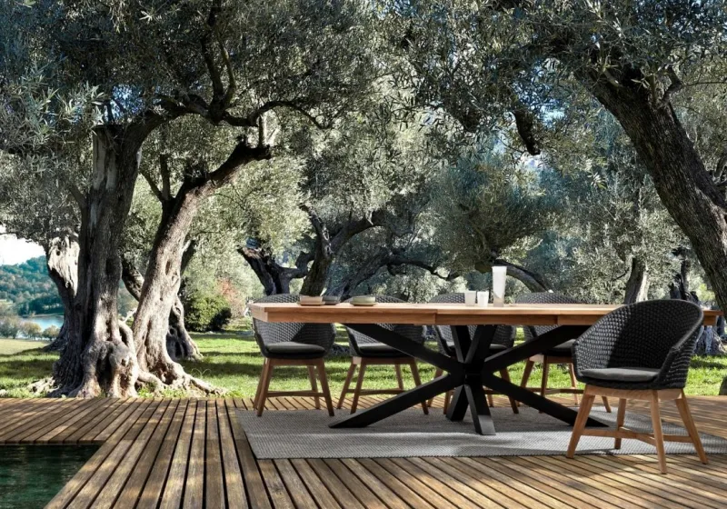 Bizzotto SEDIA IN CORDA PER ESTERNO ANTRACITE - COACHELLA