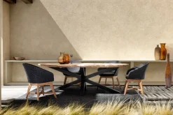 Bizzotto SEDIA IN CORDA PER ESTERNO ANTRACITE - COACHELLA