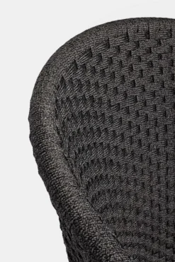 Bizzotto SEDIA IN CORDA PER ESTERNO ANTRACITE - COACHELLA