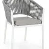 Sale Bizzotto SEDIA IN CORDA PER ESTERNO IMPILABILE BIANCO WG20 -FLORENCIA