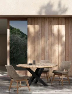 New Bizzotto SEDIA IN CORDA PER ESTERNO TORTORA - HESPERIA