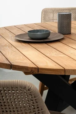 New Bizzotto SEDIA IN CORDA PER ESTERNO TORTORA - HESPERIA