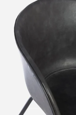 Bizzotto SEDIA IN ECOPELLE ANTRACITE - WARHOL