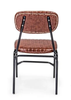 Sale Bizzotto SEDIA IN ECOPELLE ARANCIO - DEBBIE