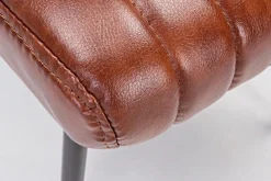 Outlet Bizzotto SEDIA IN ECOPELLE ARANCIO SCURO - NELLY