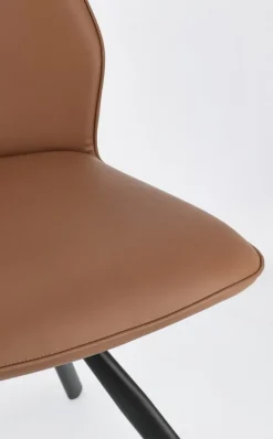 Discount Bizzotto SEDIA IN ECOPELLE COGNAC - MAXWELL