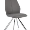 Bizzotto SEDIA IN ECOPELLE GRIGIA - MAXWELL