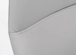 Discount Bizzotto SEDIA IN ECOPELLE GRIGIO CHIARO - THELMA