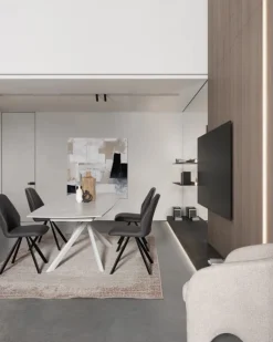 Clearance Bizzotto SEDIA IN ECOPELLE NERA - MAXWELL