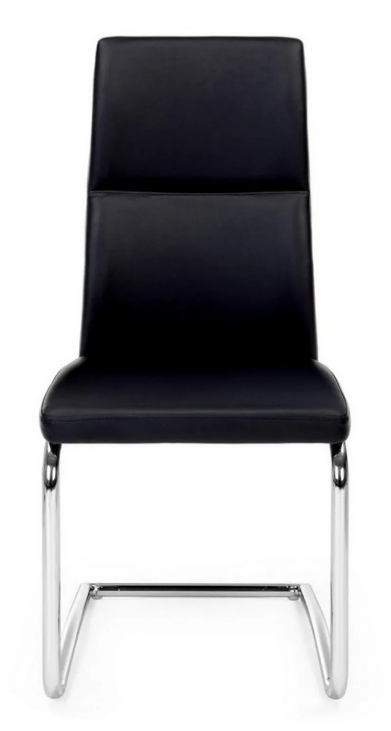 Bizzotto SEDIA IN ECOPELLE NERA - THELMA