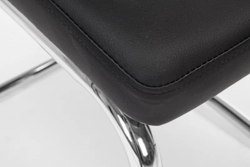 Bizzotto SEDIA IN ECOPELLE NERA - THELMA