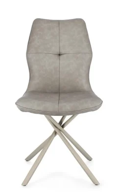 Sale Bizzotto SEDIA IN ECOPELLE TORTORA - KEPLER