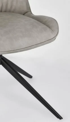 Hot Bizzotto SEDIA IN ECOPELLE TORTORA - JORDAN