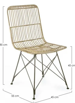 Sale Bizzotto SEDIA IN FIBRE NATURALI - LUCILA KUBU