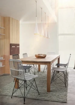 Bizzotto SEDIA IN FIBRE NATURALI BIANCA - LUCILA KUBU