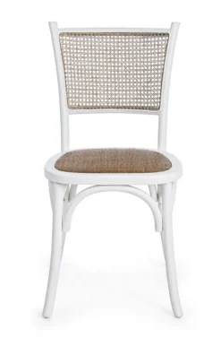 Best Bizzotto SEDIA IN LEGNO BIANCA - CARREL